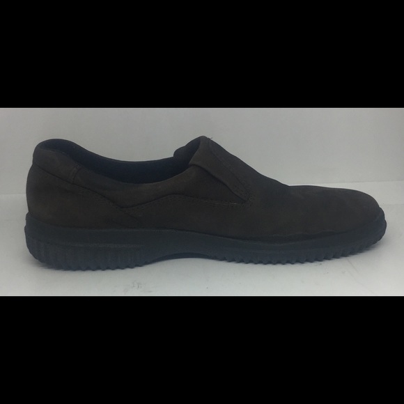 Ecco Soft Brown Leather Loafers Women's Size 8-8.5 - Picture 3 of 8